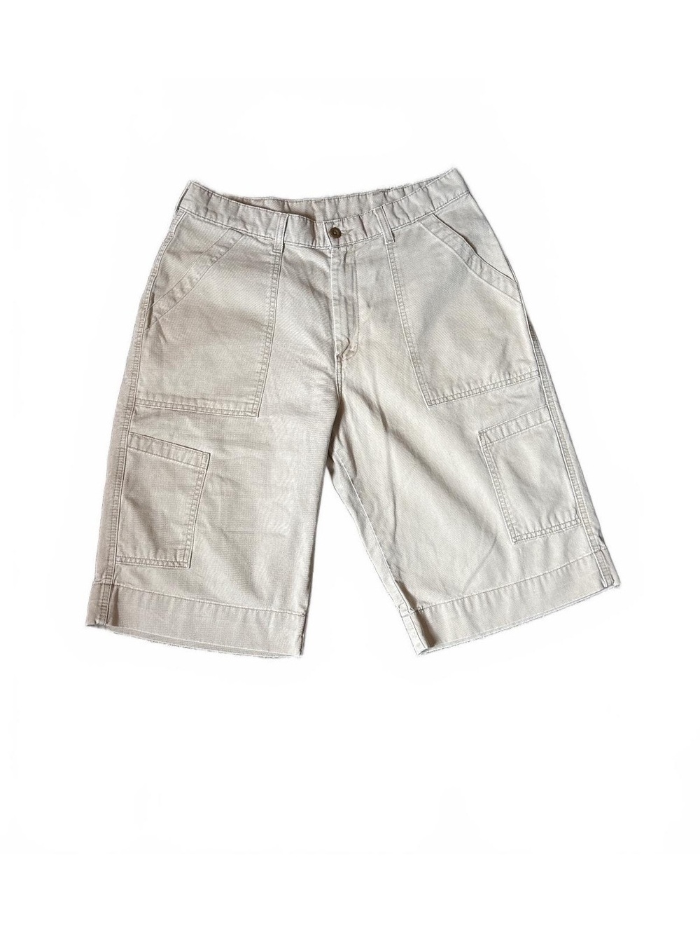 Vtg Polo Jeans Co Ralph Lauren Cargo Shorts Mens 32 Khaki Carpenter Y2K 90s
